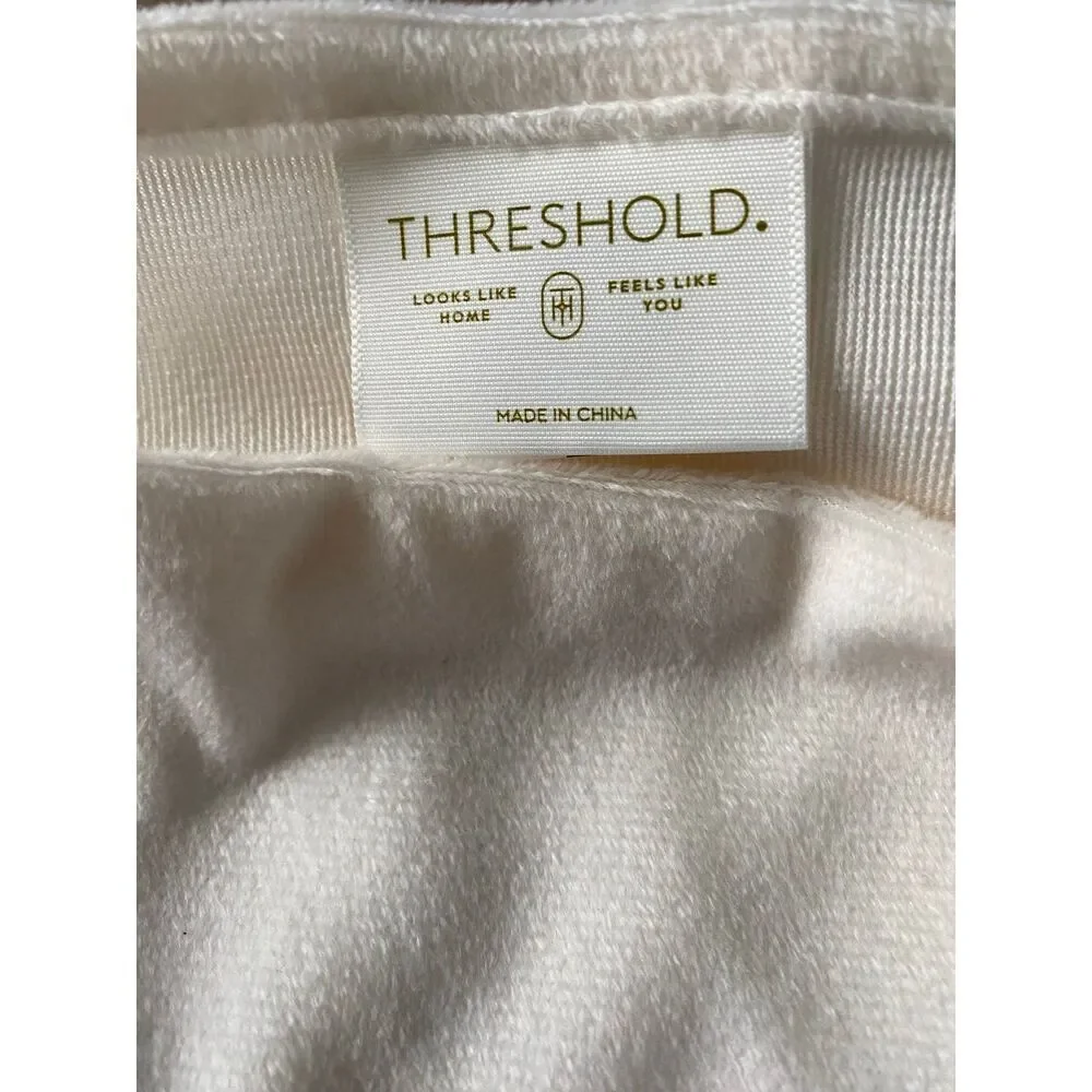 Threshold Soft Sherpa Like Bed Pillow Sham